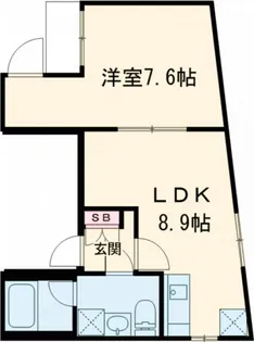 ファブール世田谷仙川【2階】の間取り