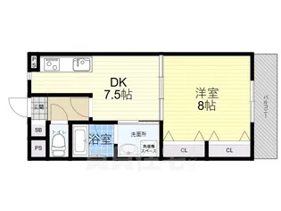 KAM STAGE【3階】の間取り