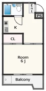 宮本マンション【2階】の間取り