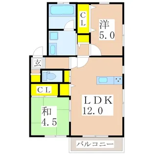 PROSPERE【1階】の間取り