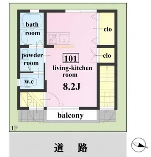 Woody Park【1階】の間取り