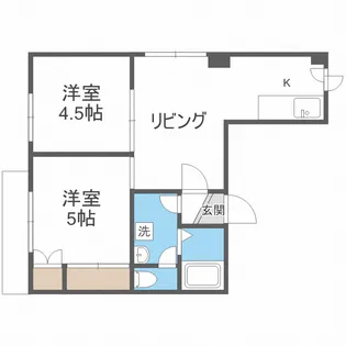 エンゼルハイツ【2階】の間取り