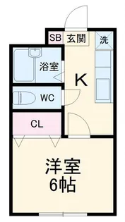 サンヒルズ習志野【2階】の間取り