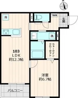 Renatus【1階】の間取り
