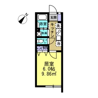 EMMA東松戸【1階】の間取り