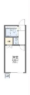 レオパレス羽津【1階】の間取り
