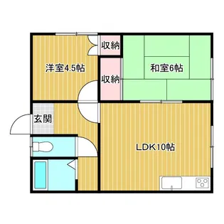 ハイツK・I【2階】の間取り