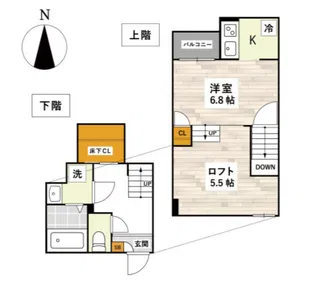 ADC東岡山Fino【1階】の間取り