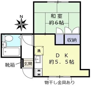 東京都江東区大島4【アパート】の間取り