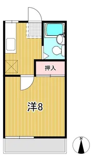 マンハイツII【2階】の間取り