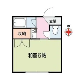 五番館ハイツ【2階】の間取り