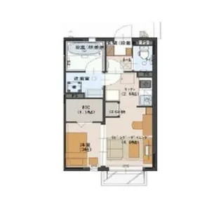 メゾンドまりん【2階】の間取り