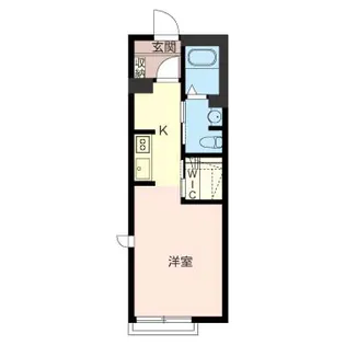 フォレ・フォンテーヌ【1階】の間取り