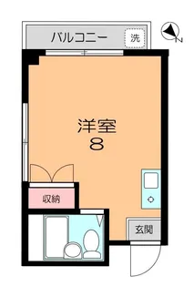 エクセレント第2【3階】の間取り