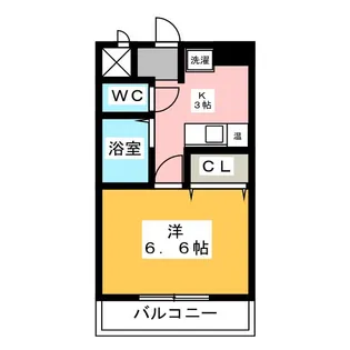 コーポ社台【1階】の間取り