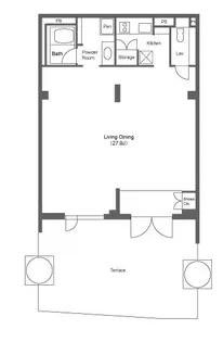 ストーリア神宮前【1階】の間取り