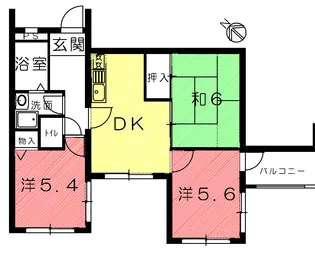 メゾン中央【1階】の間取り