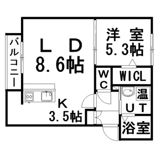 ウェザリア【1階】の間取り