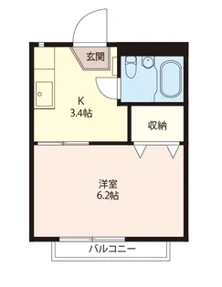 メゾン城田A【1階】の間取り