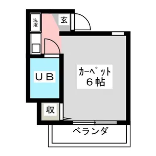 メゾンパティオ【2階】の間取り