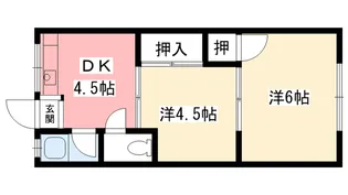 コーポ戸崎【2階】の間取り