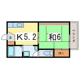 ジュレット【2階】の間取り