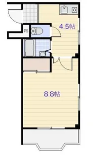 1Kの間取り画像