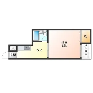 ロゼコート【4階】の間取り