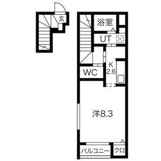 エスペランサ【2階】の間取り