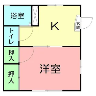 神奈川県平塚市南金目【アパート】の間取り