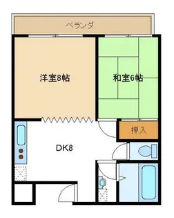 メゾン大和田【2階】の間取り