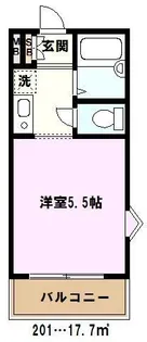 グランディール高橋【2階】の間取り