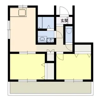 カーサ・デ・アンジェロ【1階】の間取り