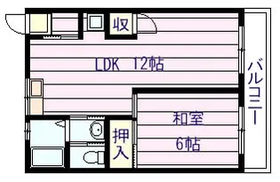 ビューハイム西村【3階】の間取り