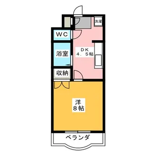 ヴィラ・パストラル【3階】の間取り