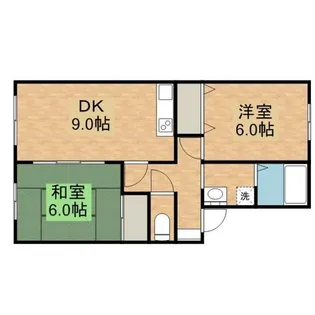 サンシャインプレイスTAKE【2階】の間取り