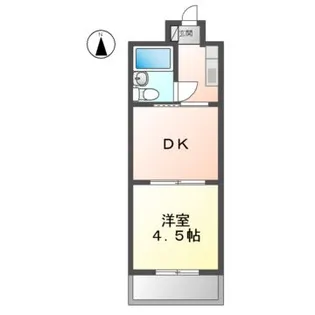 マンション山本 壱番館【7階】の間取り