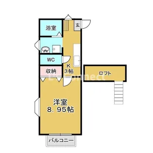 コリーヌ南光台I番館【2階】の間取り