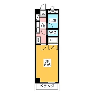 明治館【4階】の間取り