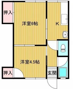 大崎マンション【2階】の間取り