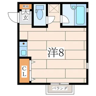 トップハイツ【2階】の間取り