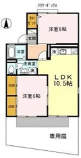 ビラ国分寺 B棟【2階】の間取り