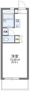 レオパレスサニーコートイシガキ【1階】の間取り