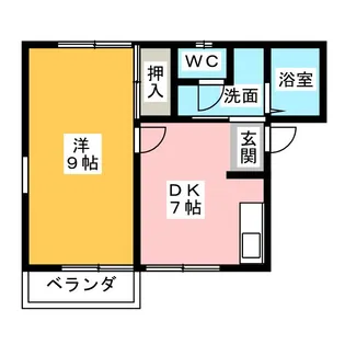 ルネサンス【1階】の間取り