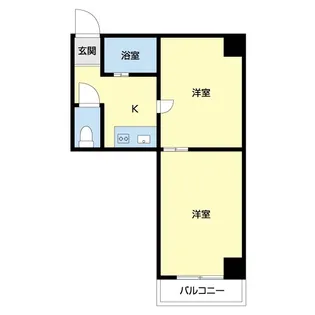 コーポ船木【2階】の間取り