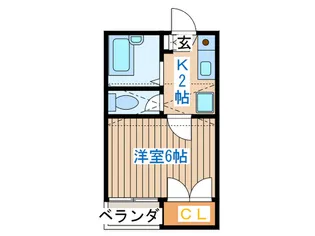 メゾン・リポ-ズ【2階】の間取り