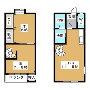 愛知県名古屋市天白区池見2【一戸建】の間取り