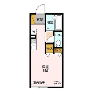 サンボナール弁天【1階】の間取り