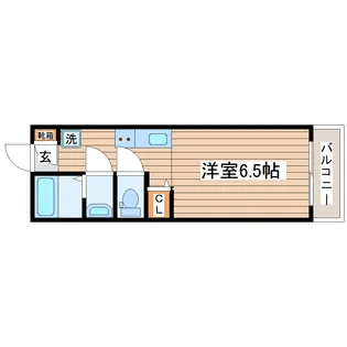 1Rの間取り画像