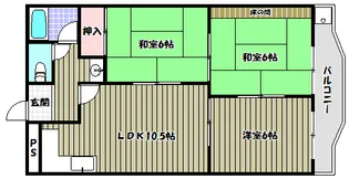 Rinon津々山台【2階】の間取り